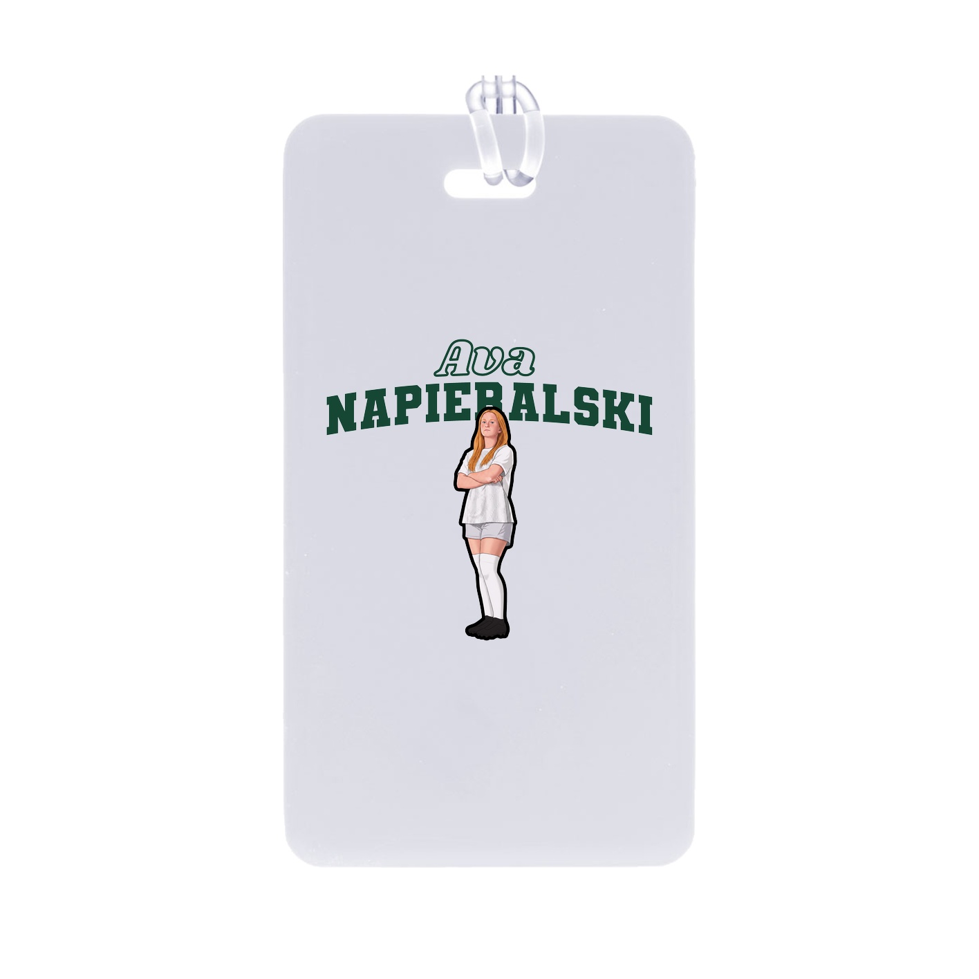Bag Tag — Name Arch in Classic