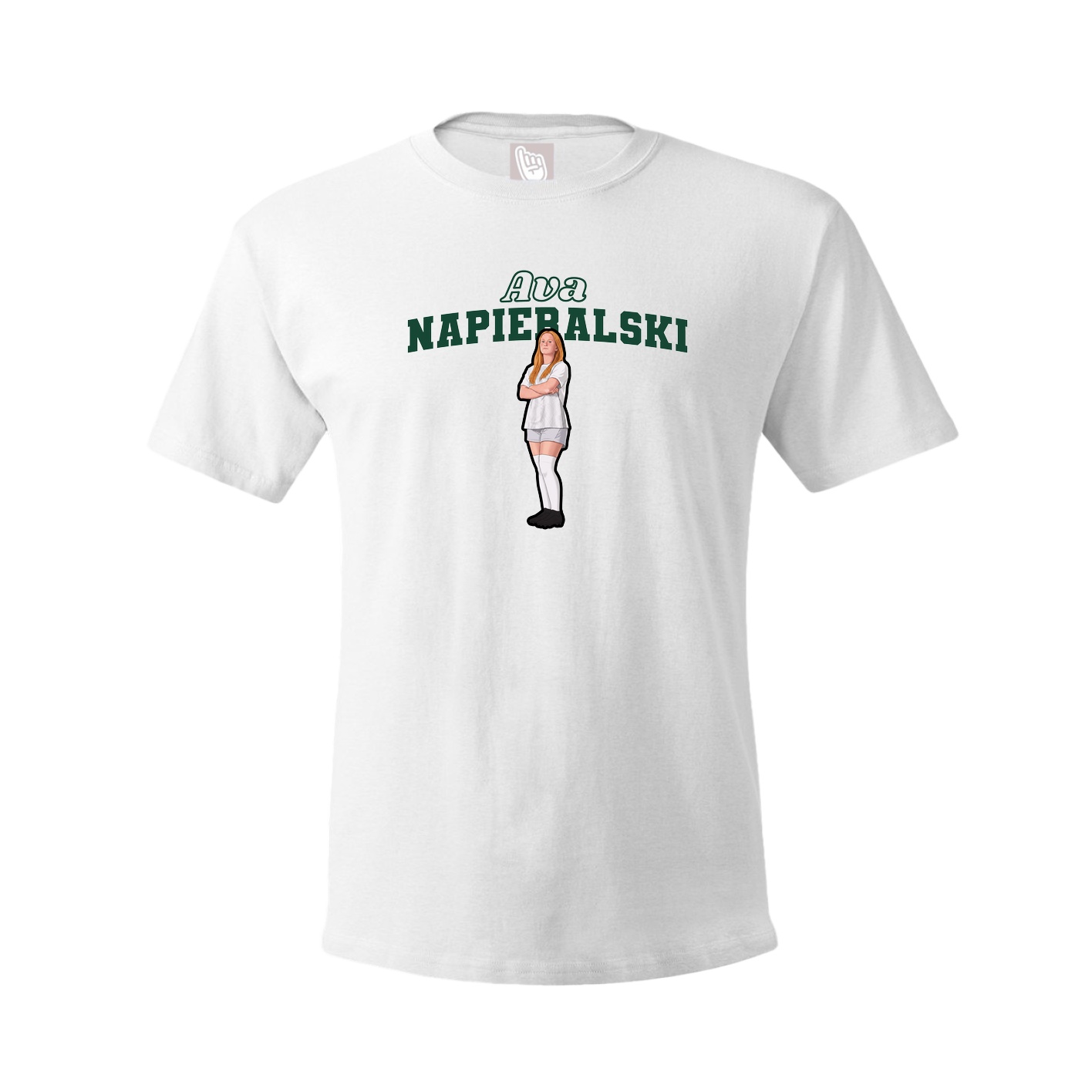 Tee — Name Arch in White