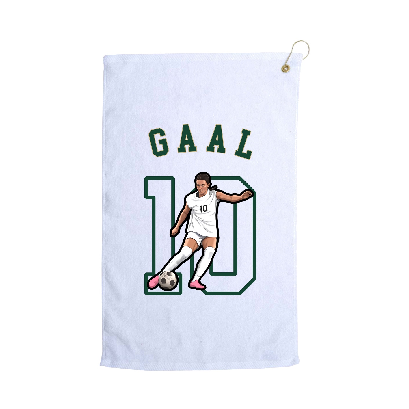 Golf Towel — Shirsey Arch in White