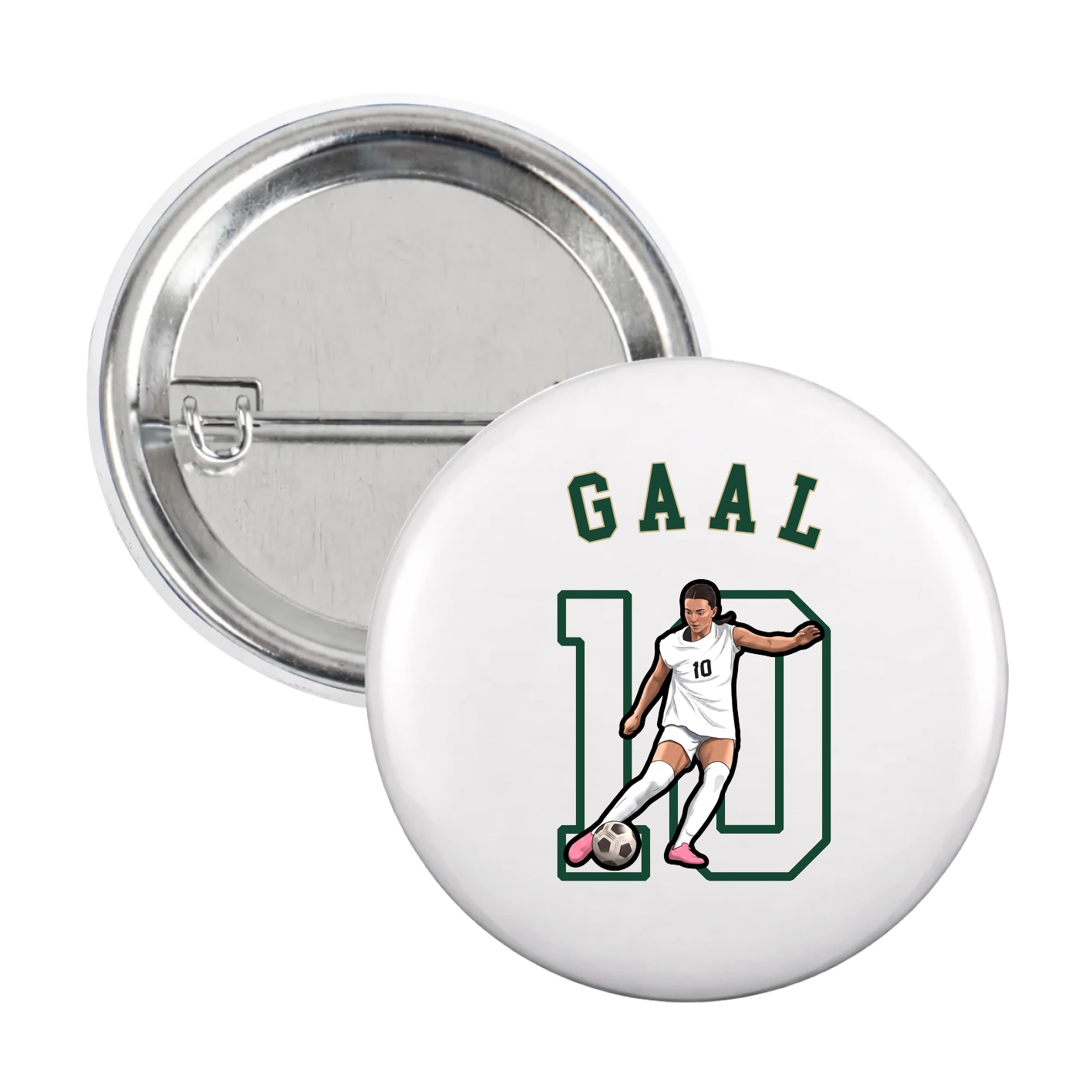 Game Day Button — Shirsey Arch in White