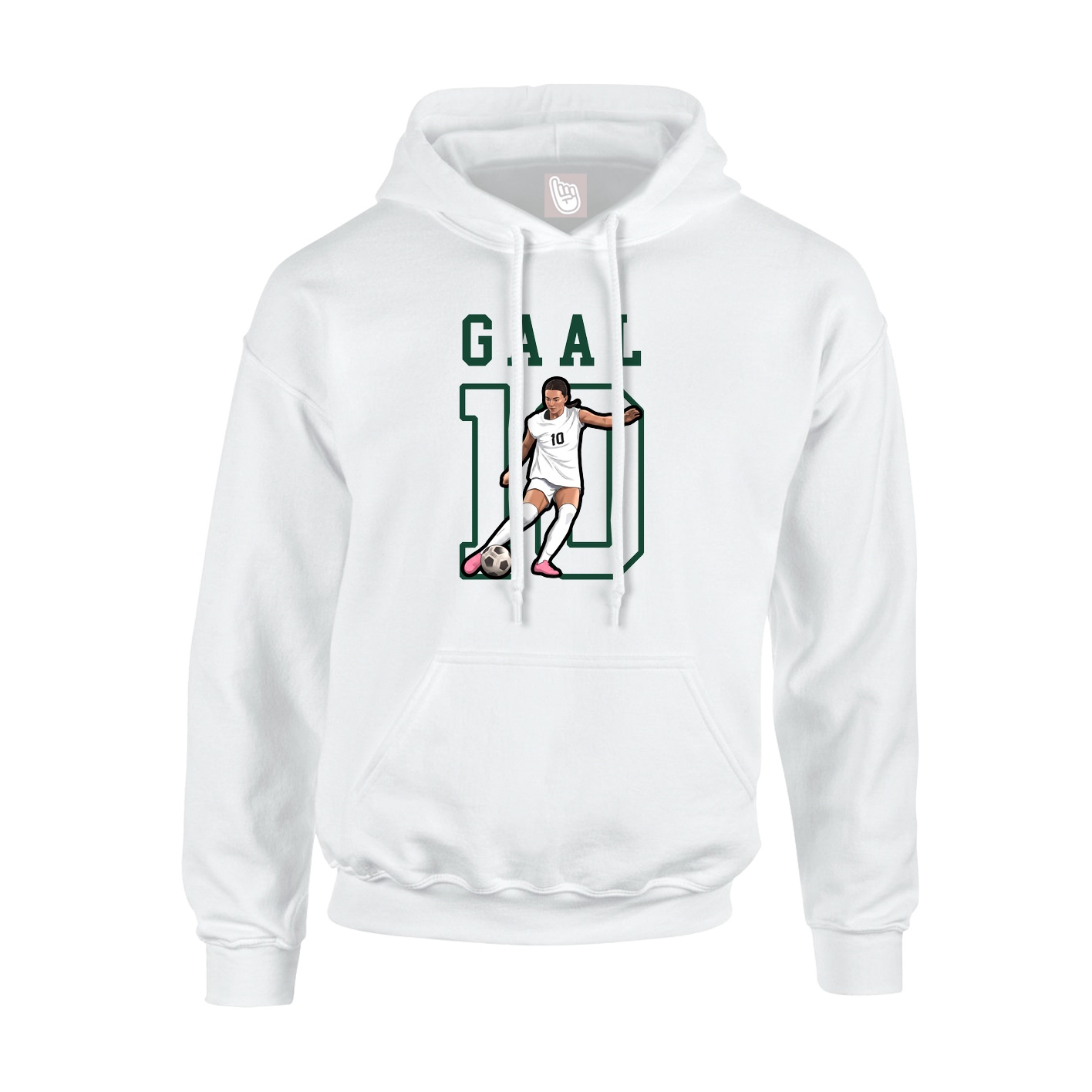 Youth Hoodie — Shirsey in White