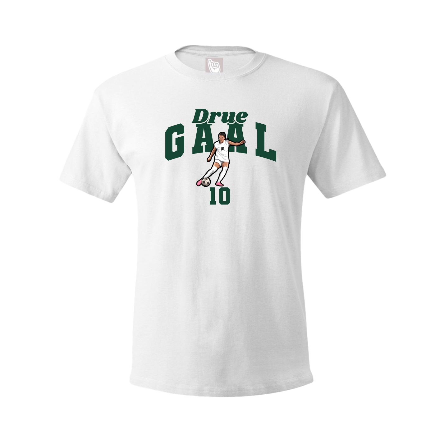 Youth Tee — Signature Arch in White