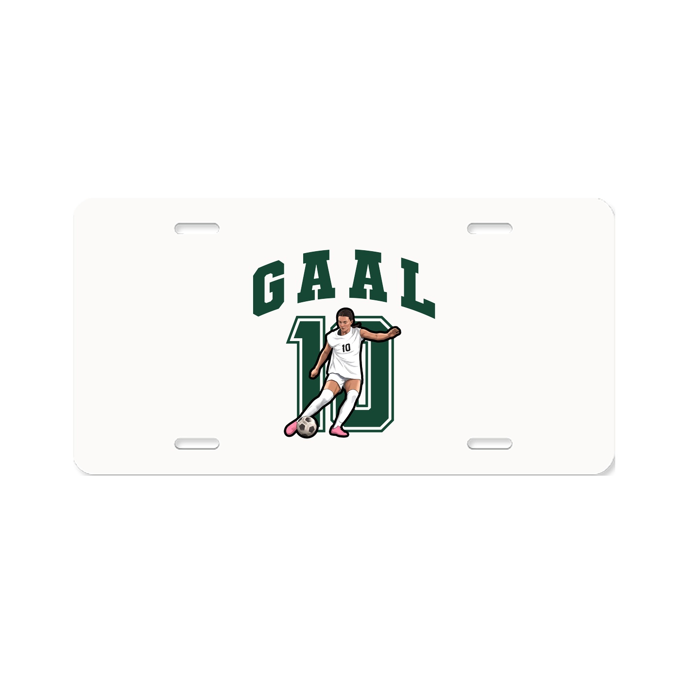License Plate — Number in Classic