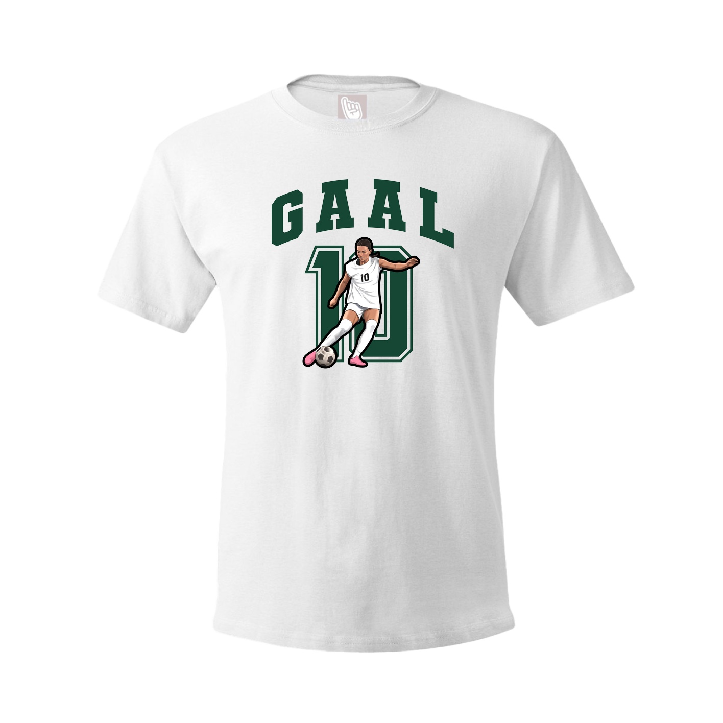 Tee — Number in White