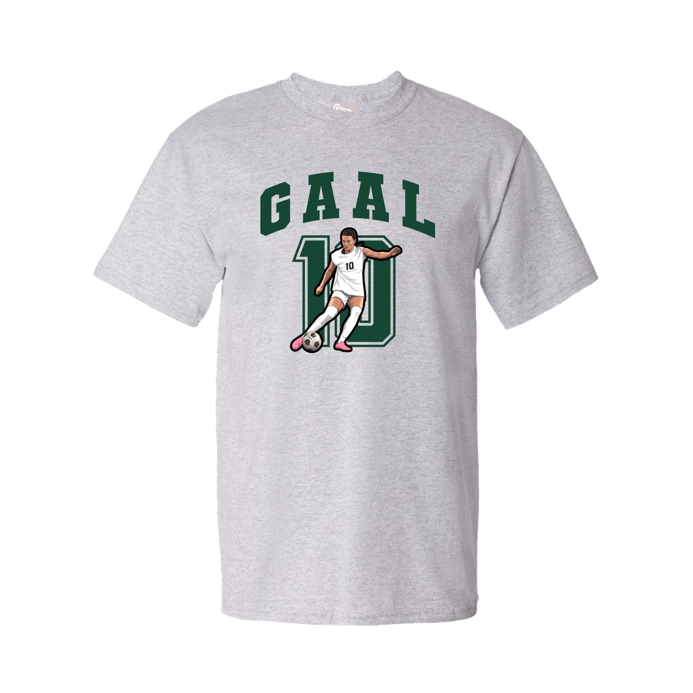 Youth Tee — Number in Grey