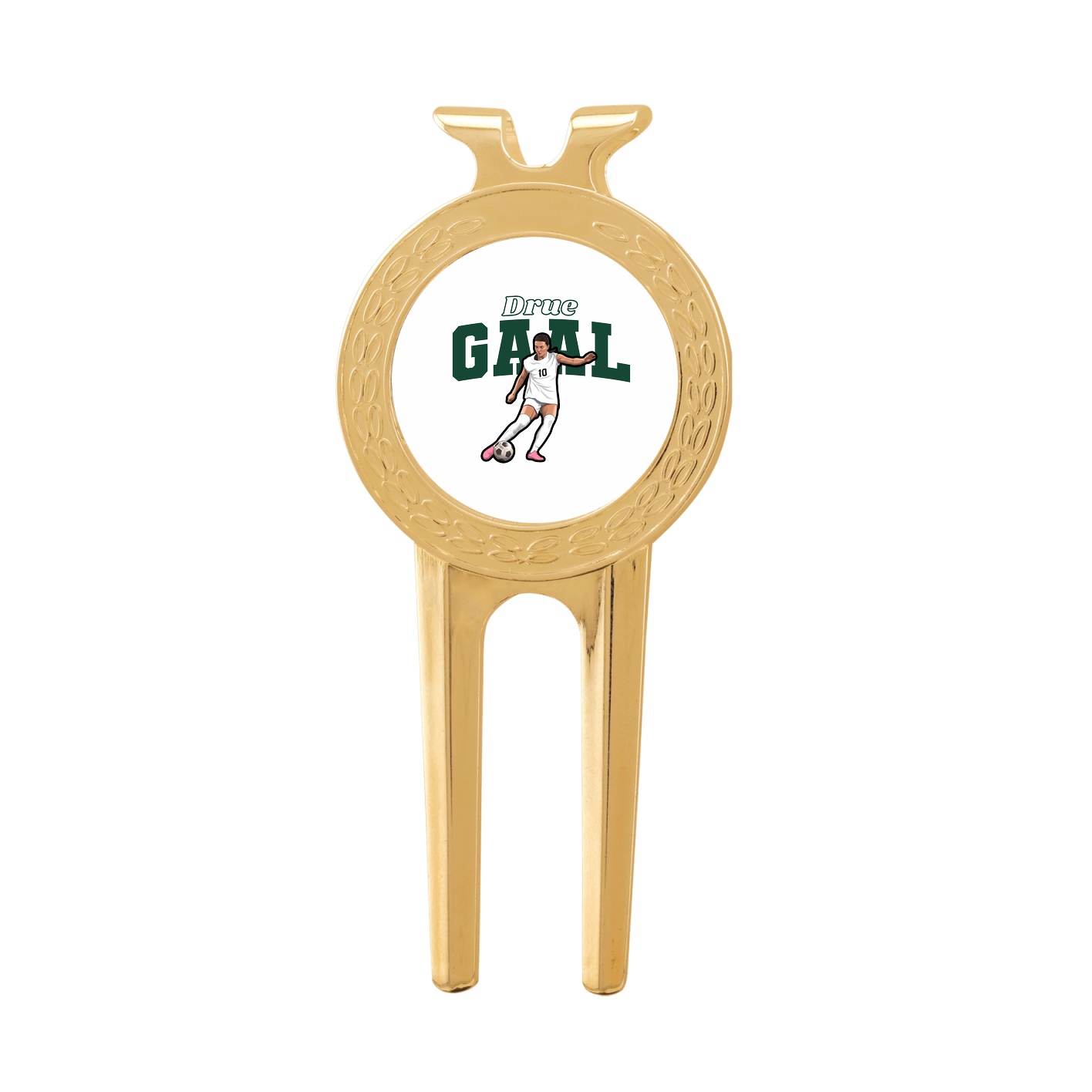 Divot Tool with Ball Marker — Name Arch in Classic