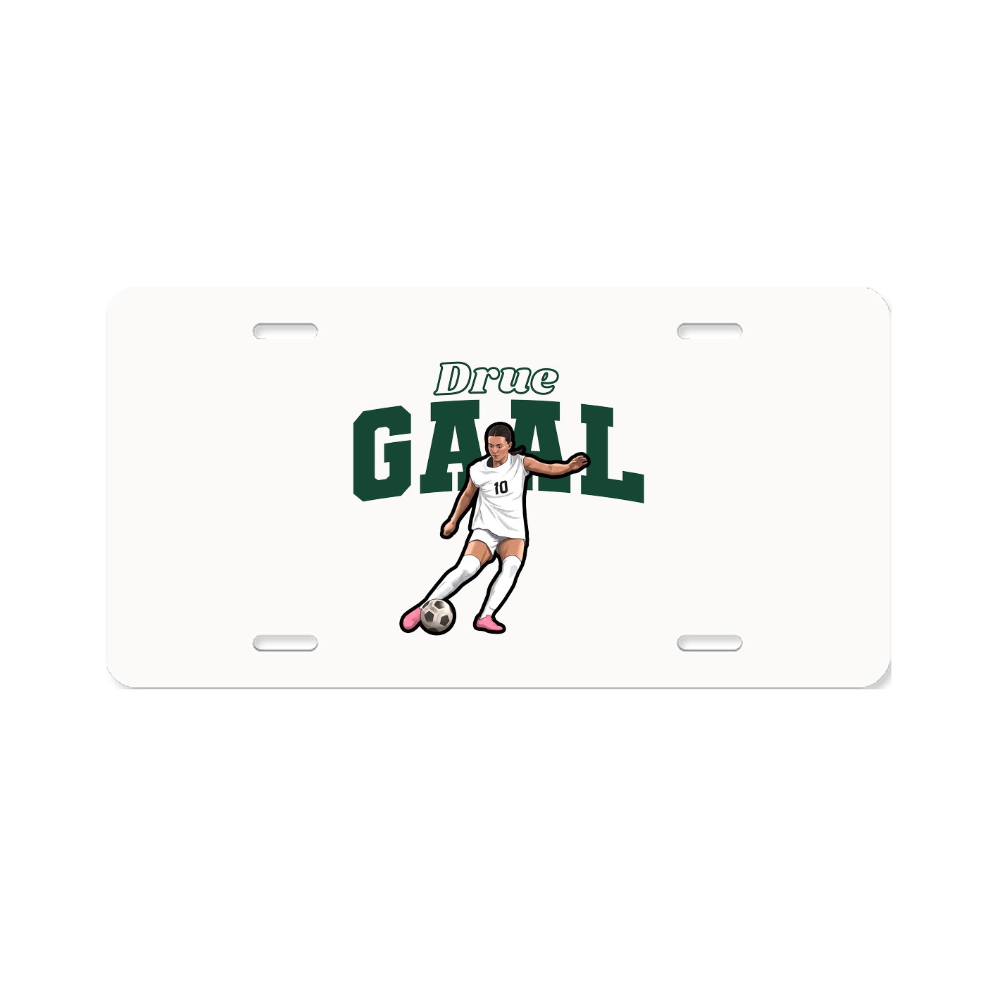 License Plate — Name Arch in Classic