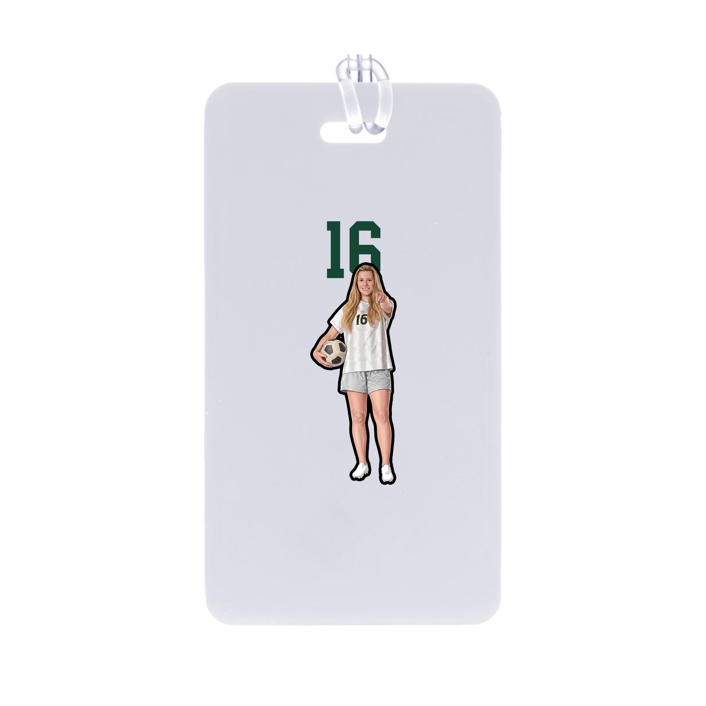 Bag Tag — Number Top in Classic