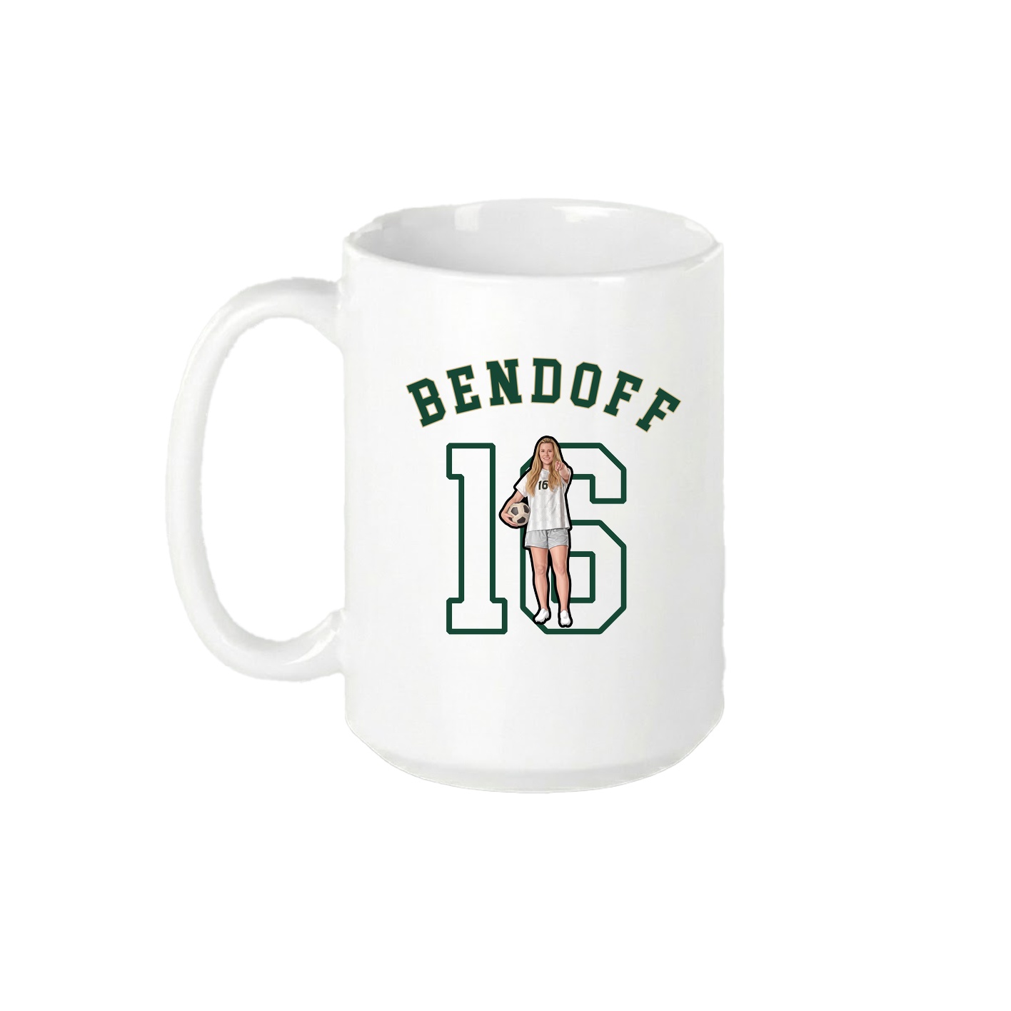 15oz Coffee Mug — Shirsey Arch in White