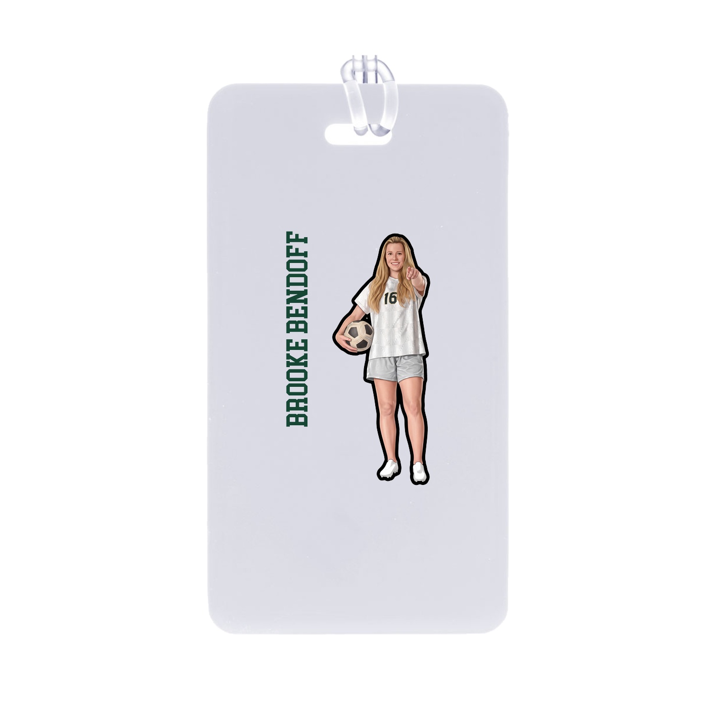 Bag Tag — Name Vertical in Classic