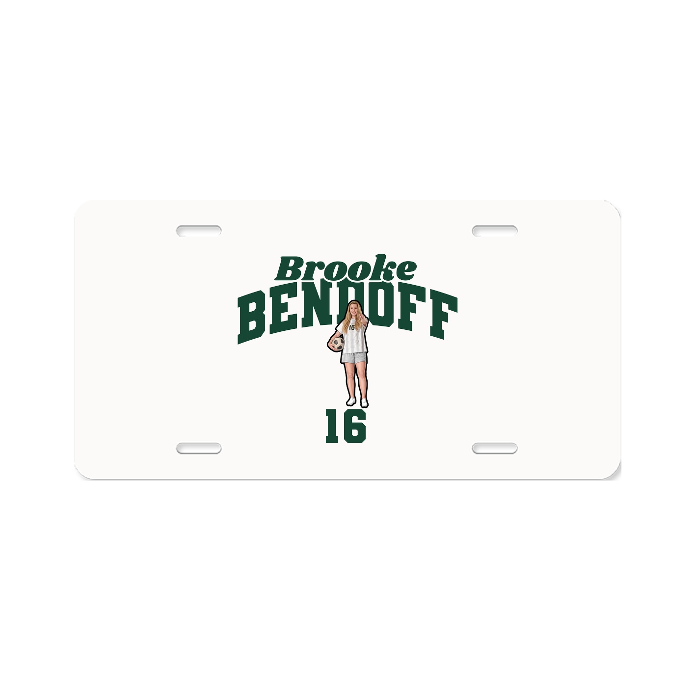 License Plate — Signature Arch in Classic