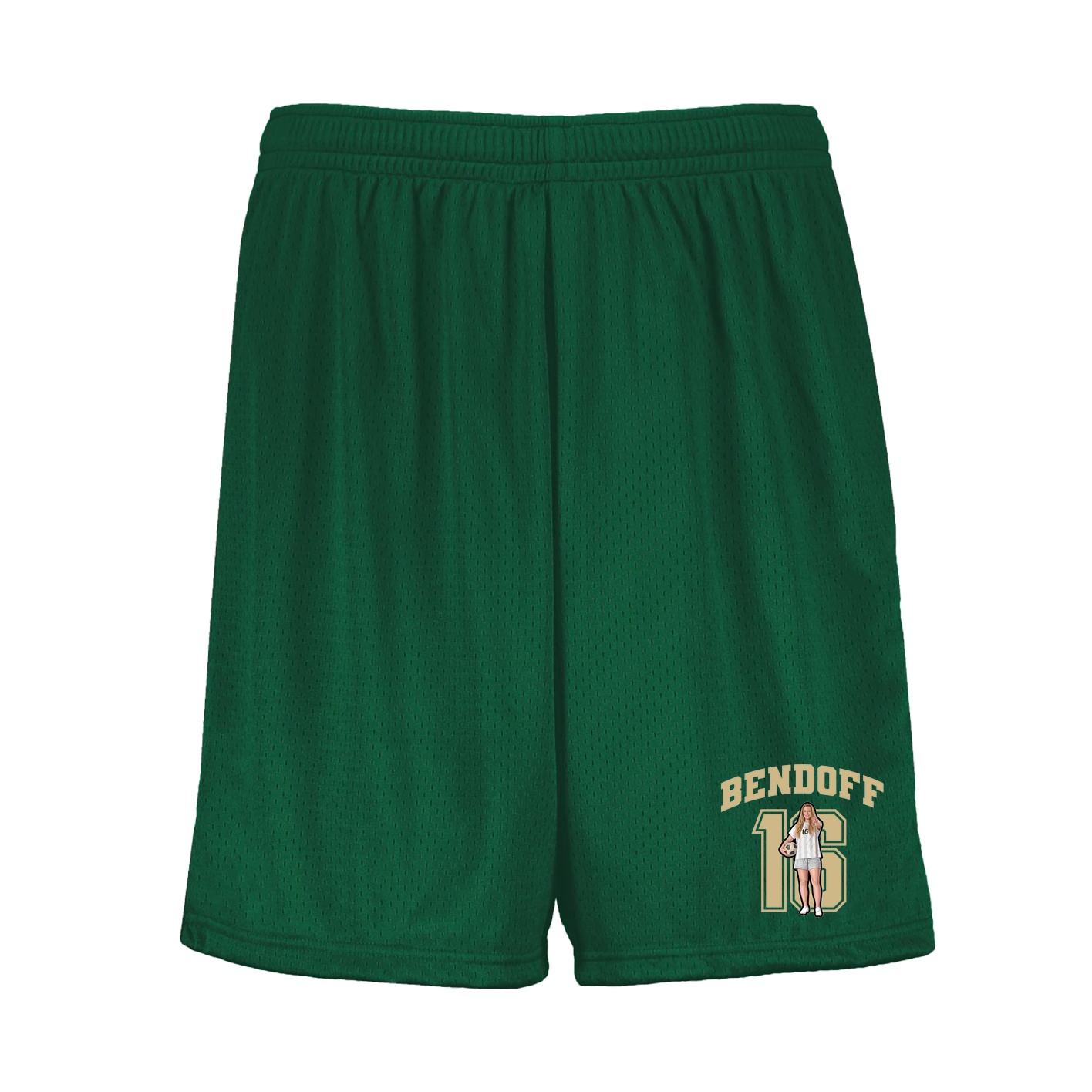 Shorts — Number in Green
