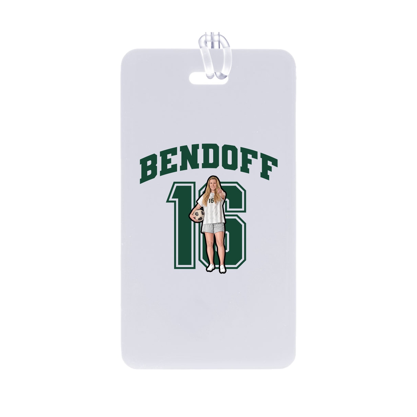 Bag Tag — Number in Classic