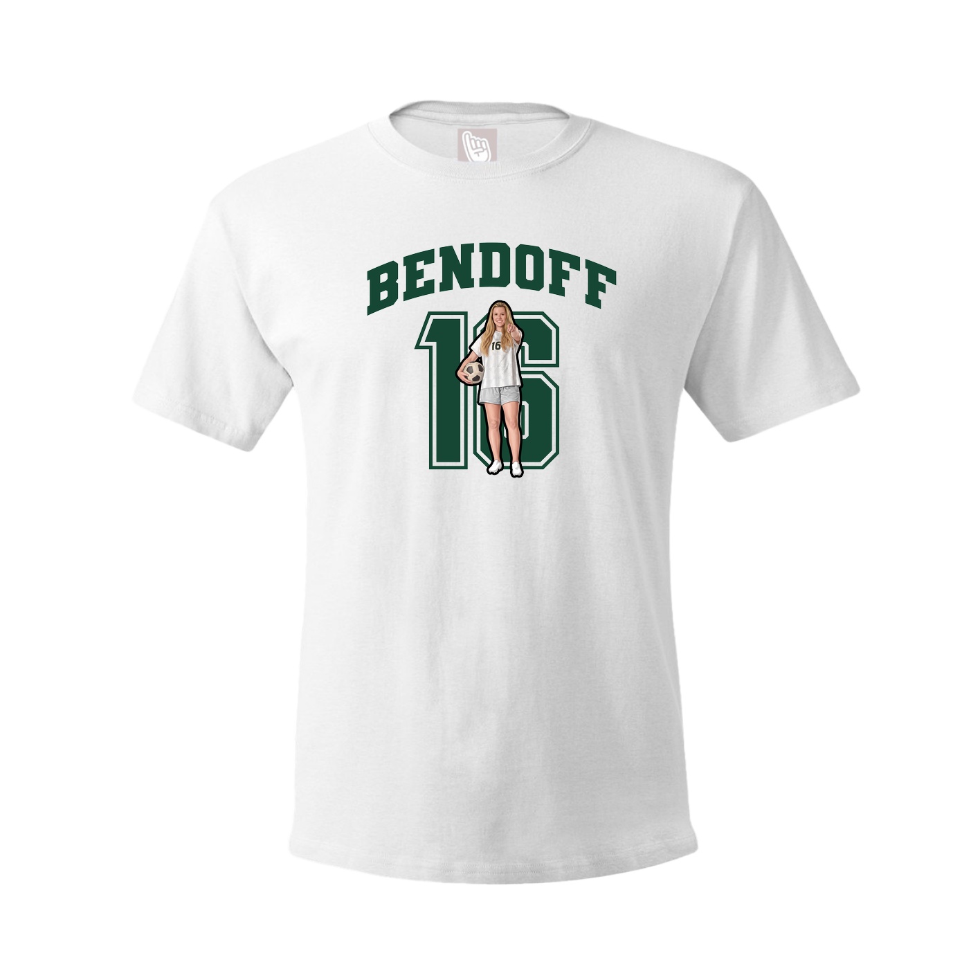 Tee — Number in White