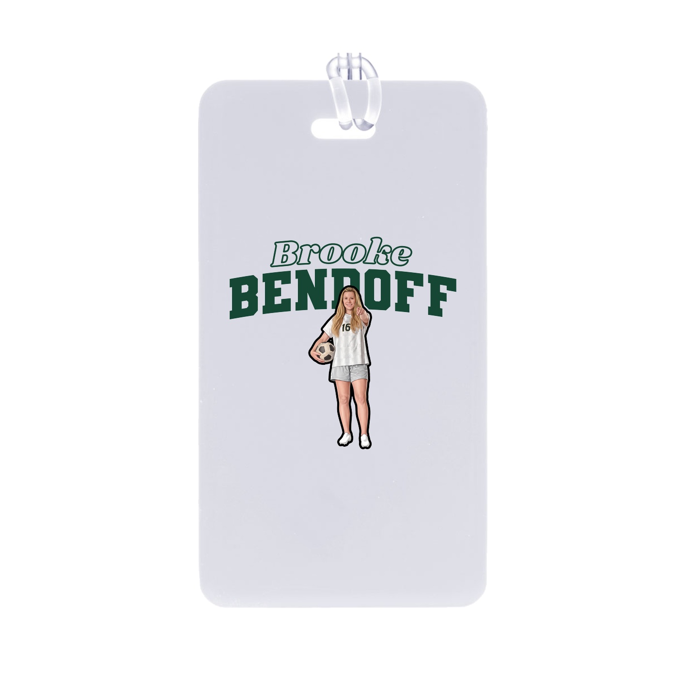 Bag Tag — Name Arch in Classic