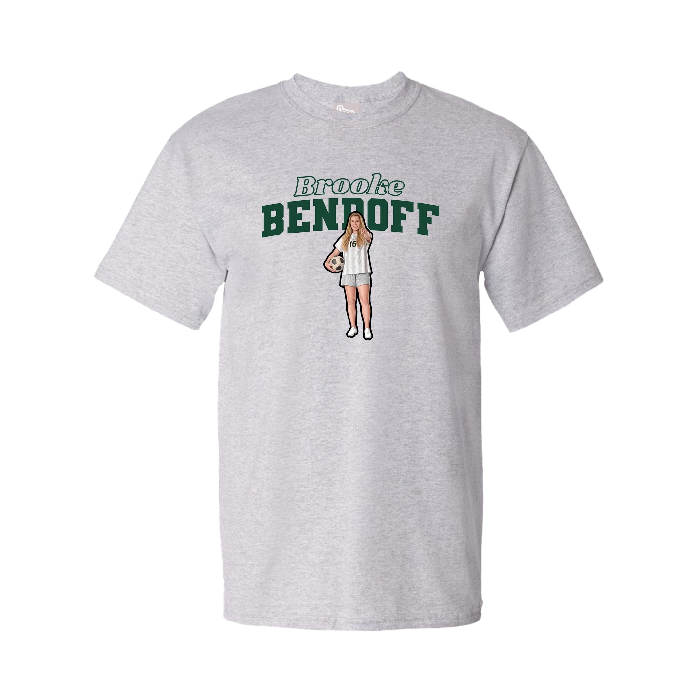 Tee — Name Arch in Grey