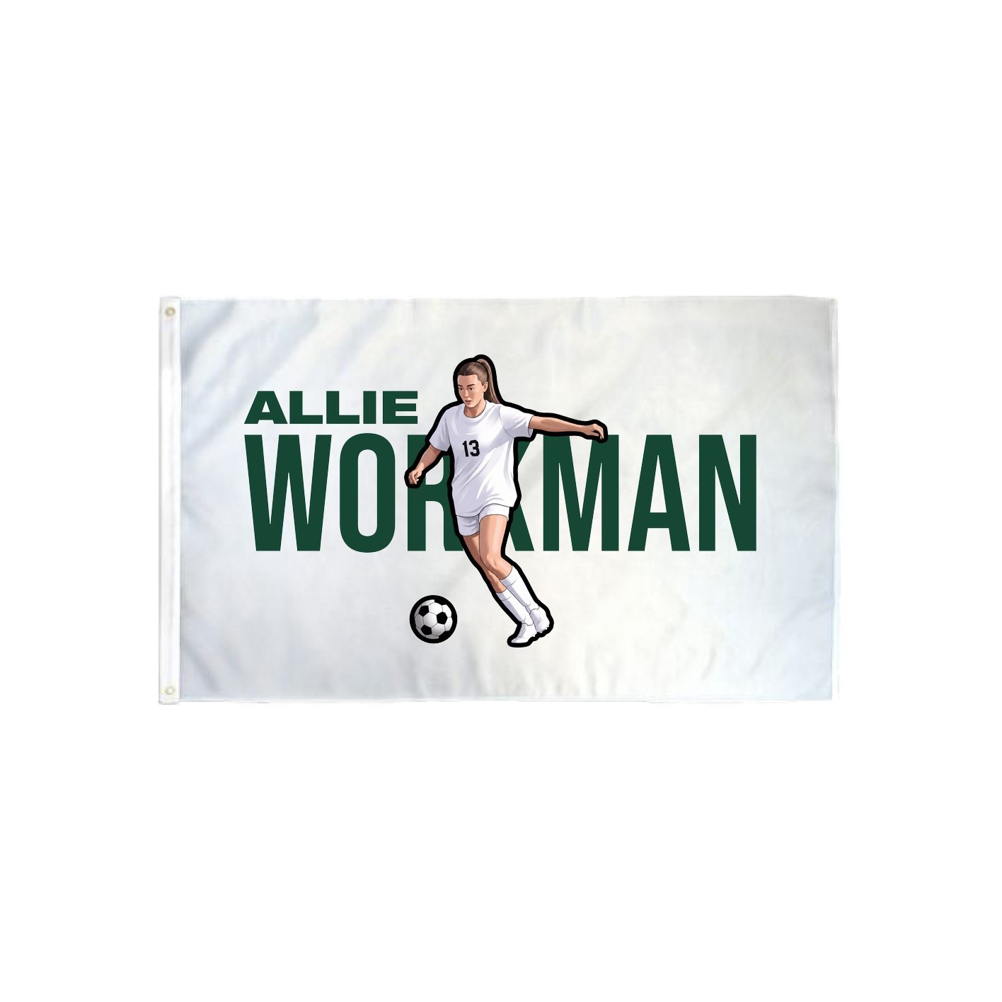 3x5 Flag — Player Name in Classic