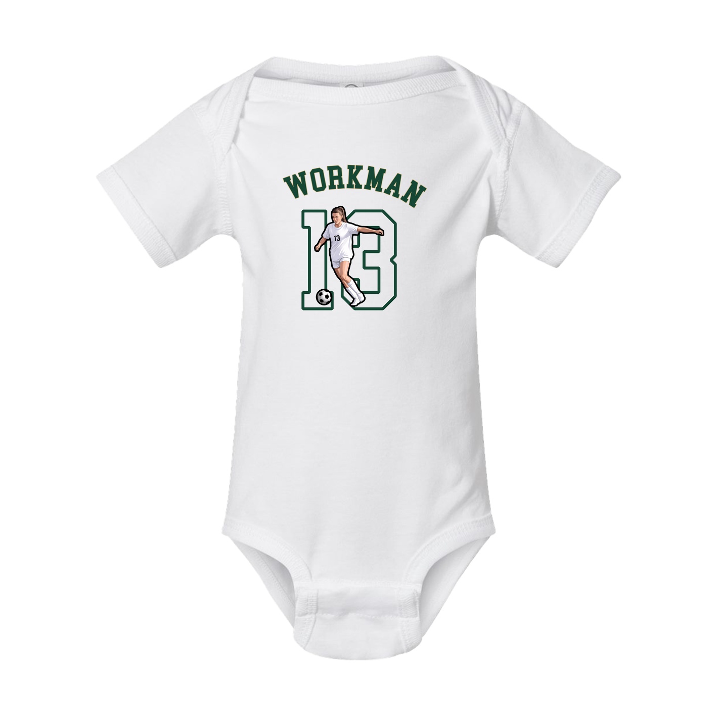 Baby Onesie — Shirsey Arch in White