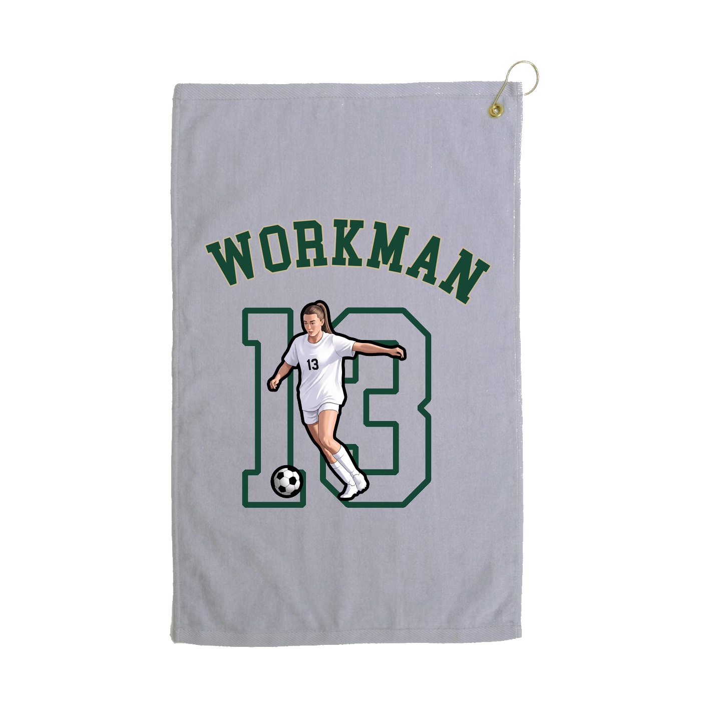 Golf Towel — Shirsey Arch in Grey