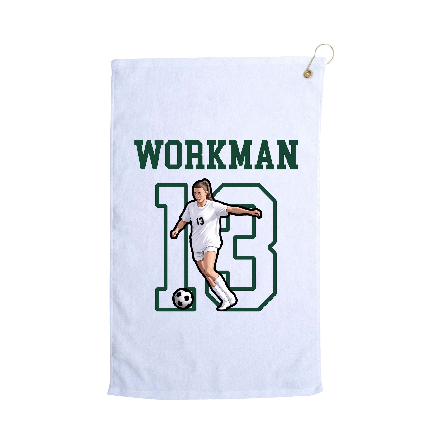 Golf Towel — Shirsey in White