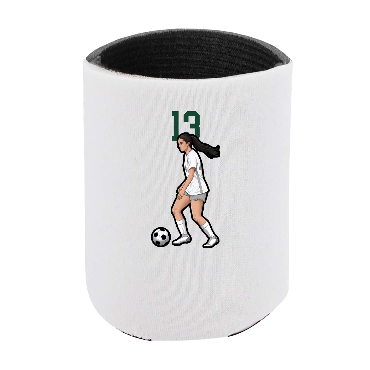 Can Holder — Number Top in White
