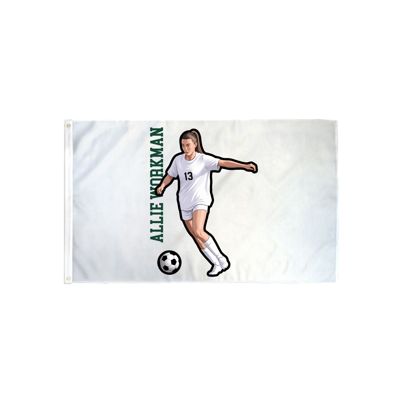 3x5 Flag — Name Vertical in Classic