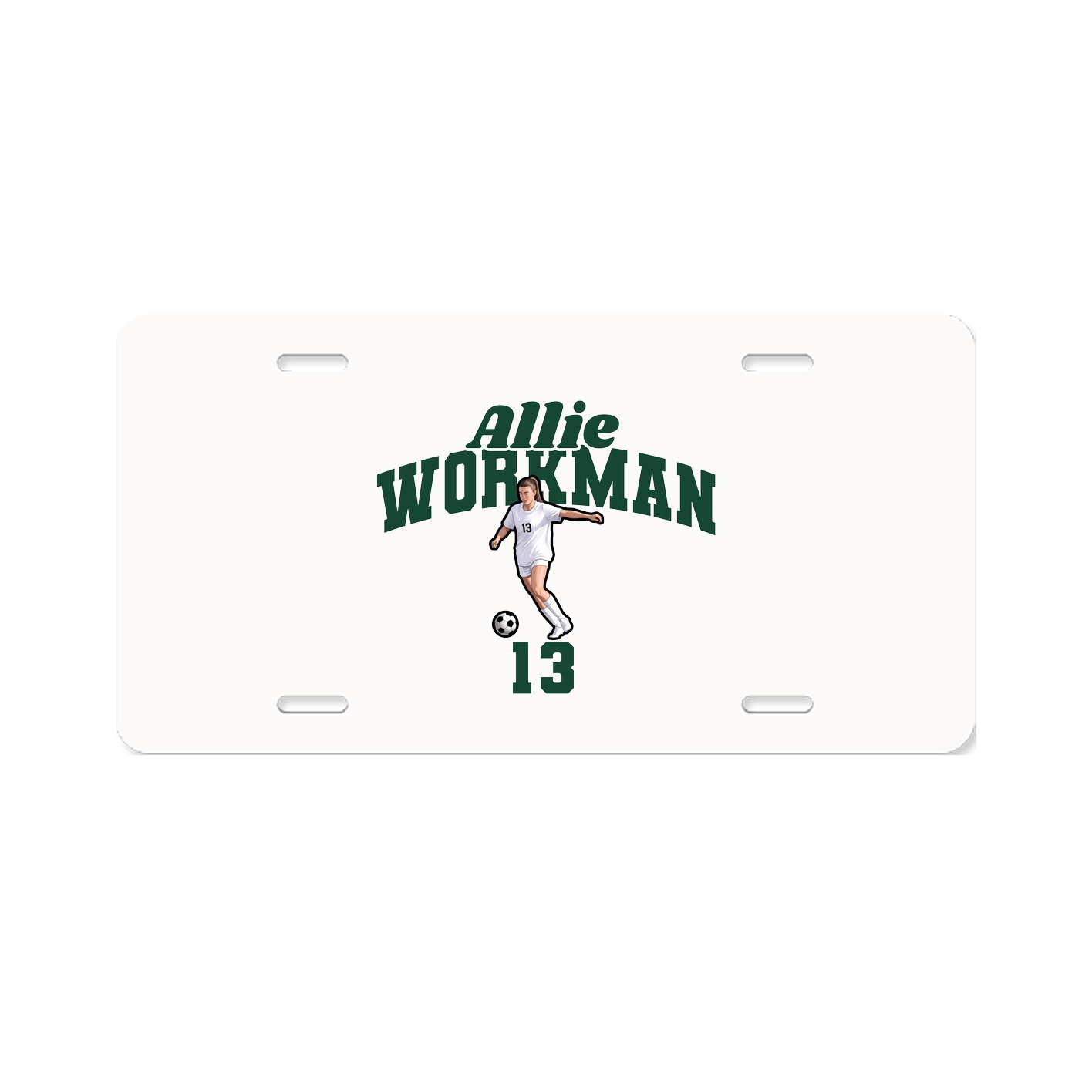 License Plate — Signature Arch in Classic