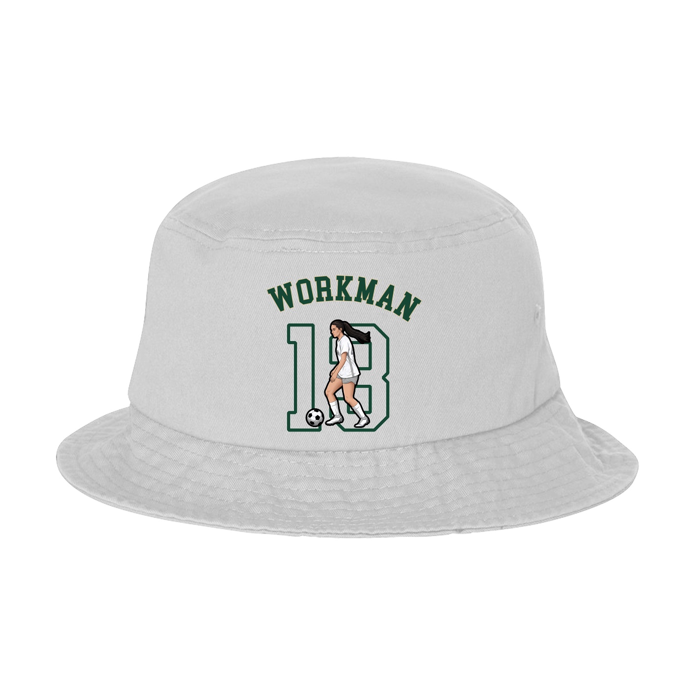 Bucket Cap — Shirsey Arch in White