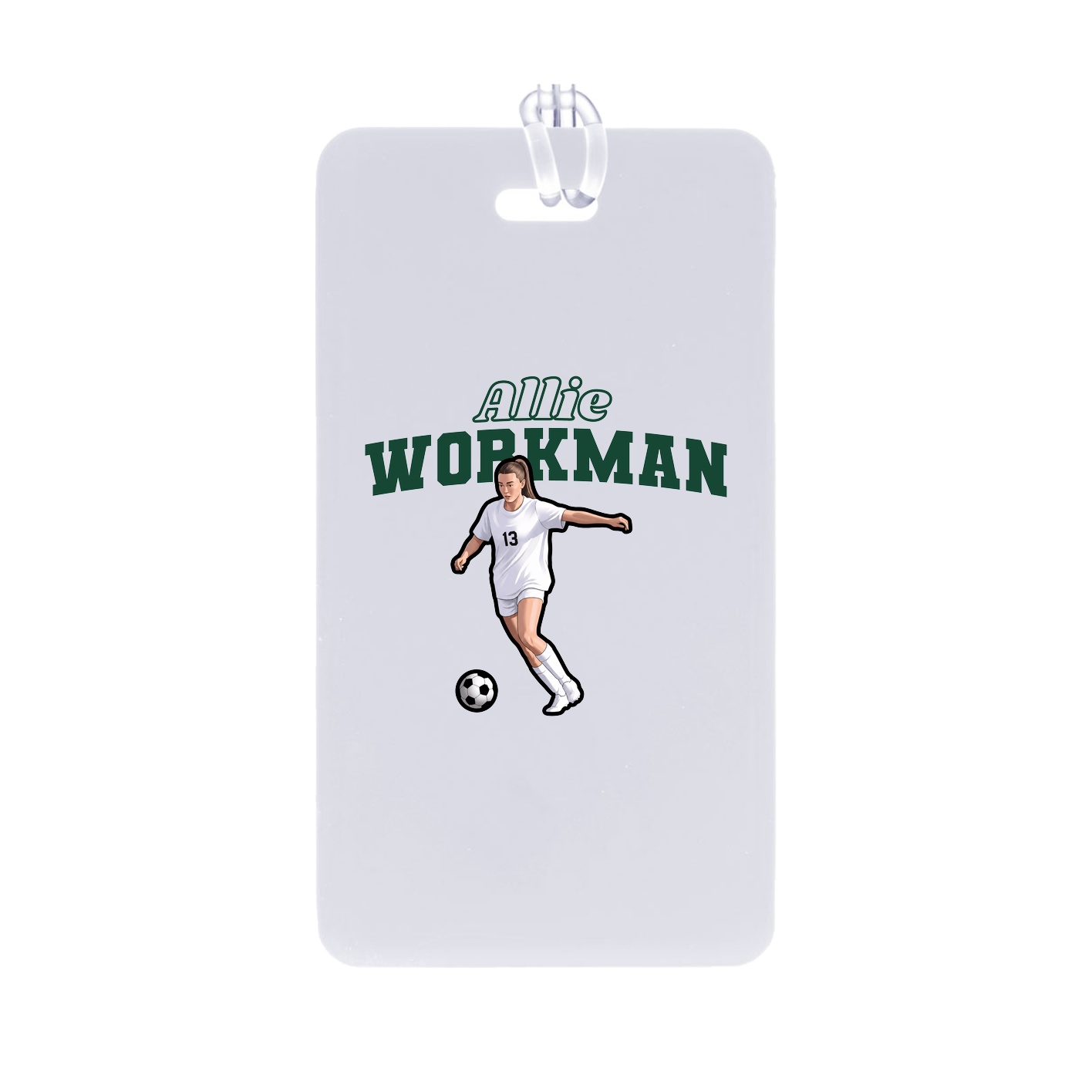 Bag Tag — Name Arch in Classic