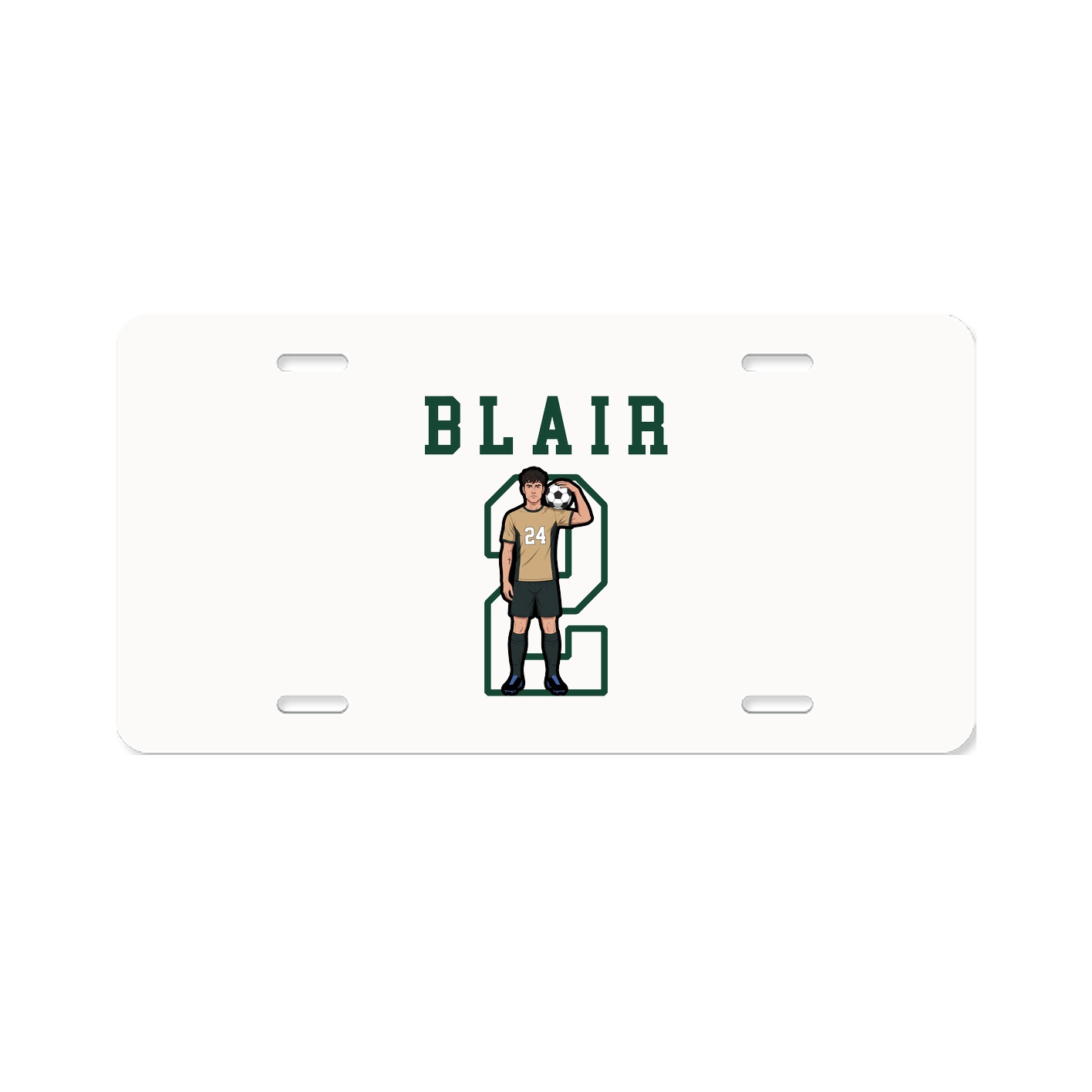 License Plate — Shirsey in Classic
