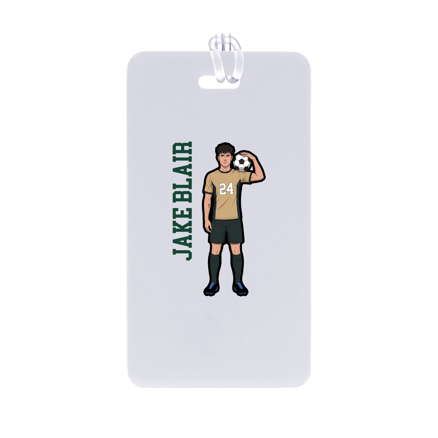 Bag Tag — Name Vertical in Classic