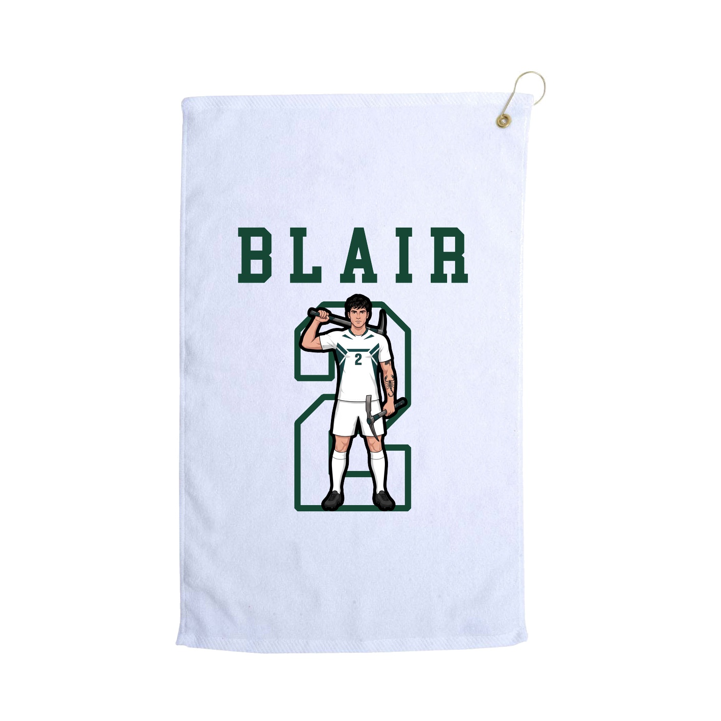 Golf Towel — Shirsey in White