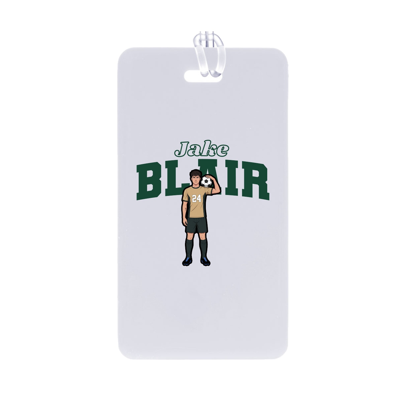 Bag Tag — Name Arch in Classic