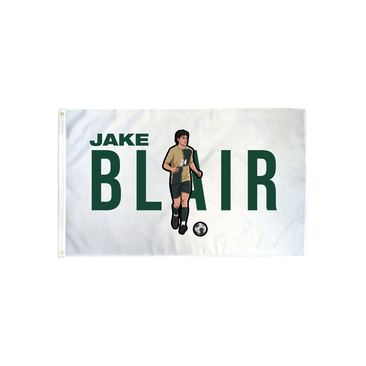 3x5 Flag — Player Name in Classic