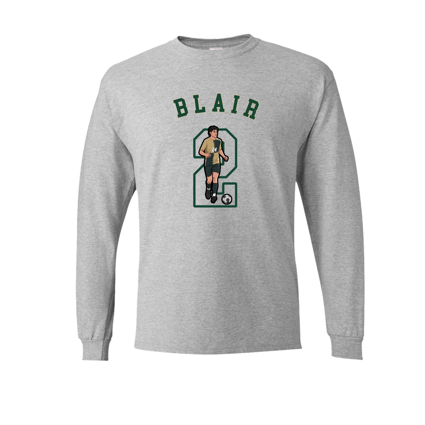 Long Sleeve Tee — Shirsey Arch in Grey