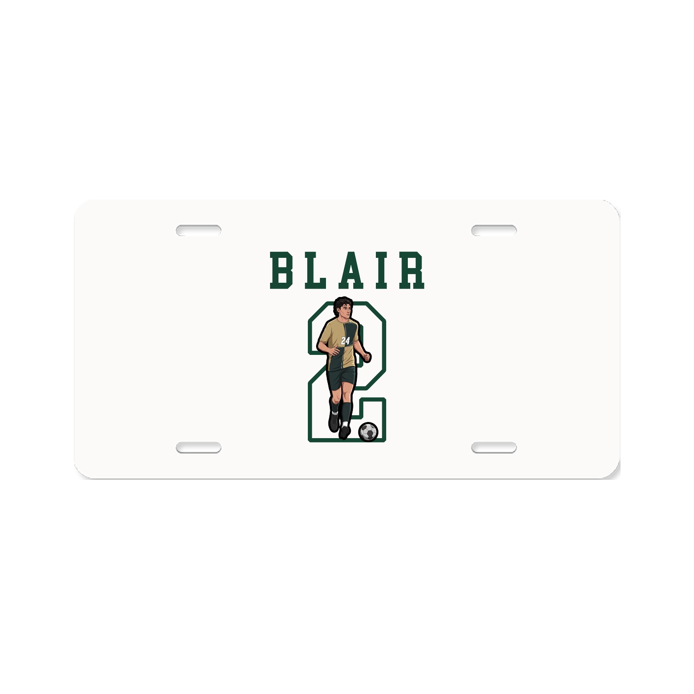 License Plate — Shirsey in Classic