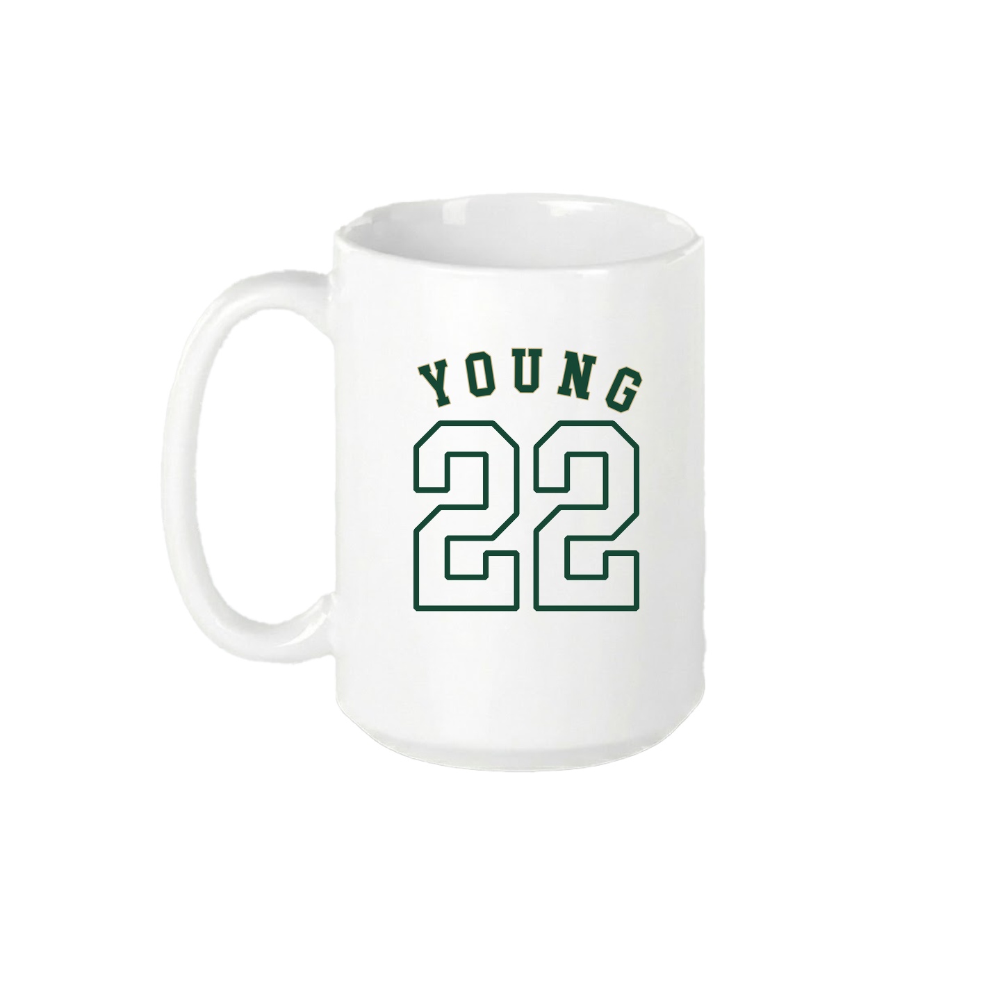15oz Coffee Mug — Shirsey Arch in White