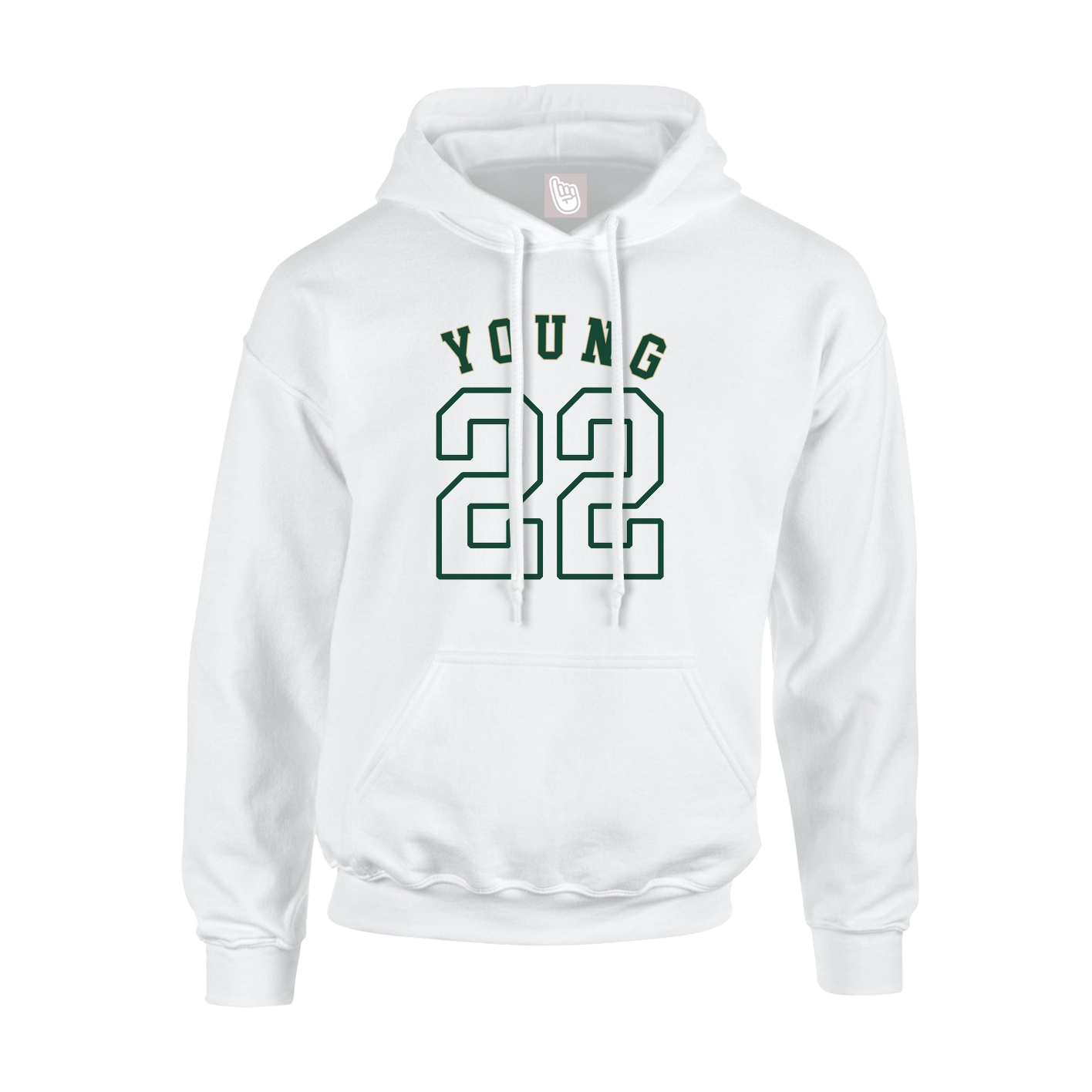Hoodie — Shirsey Arch in White