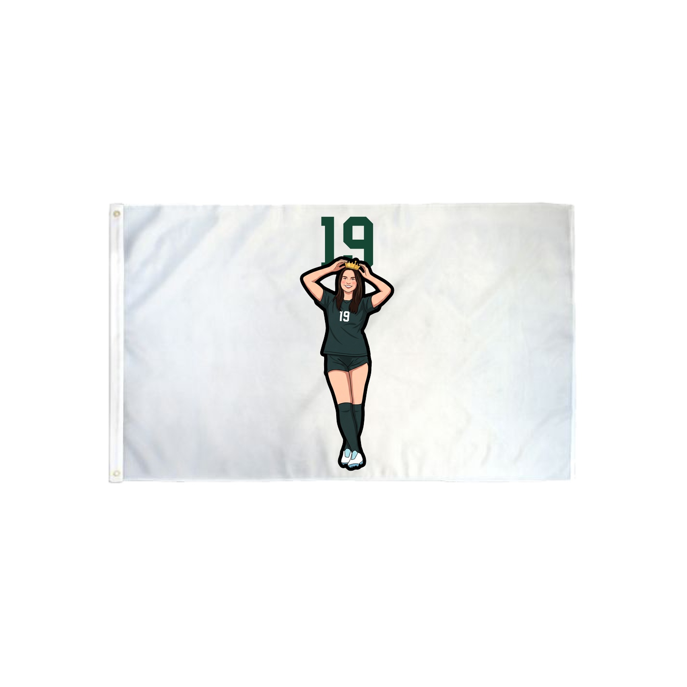 3x5 Flag — Number Top in Classic