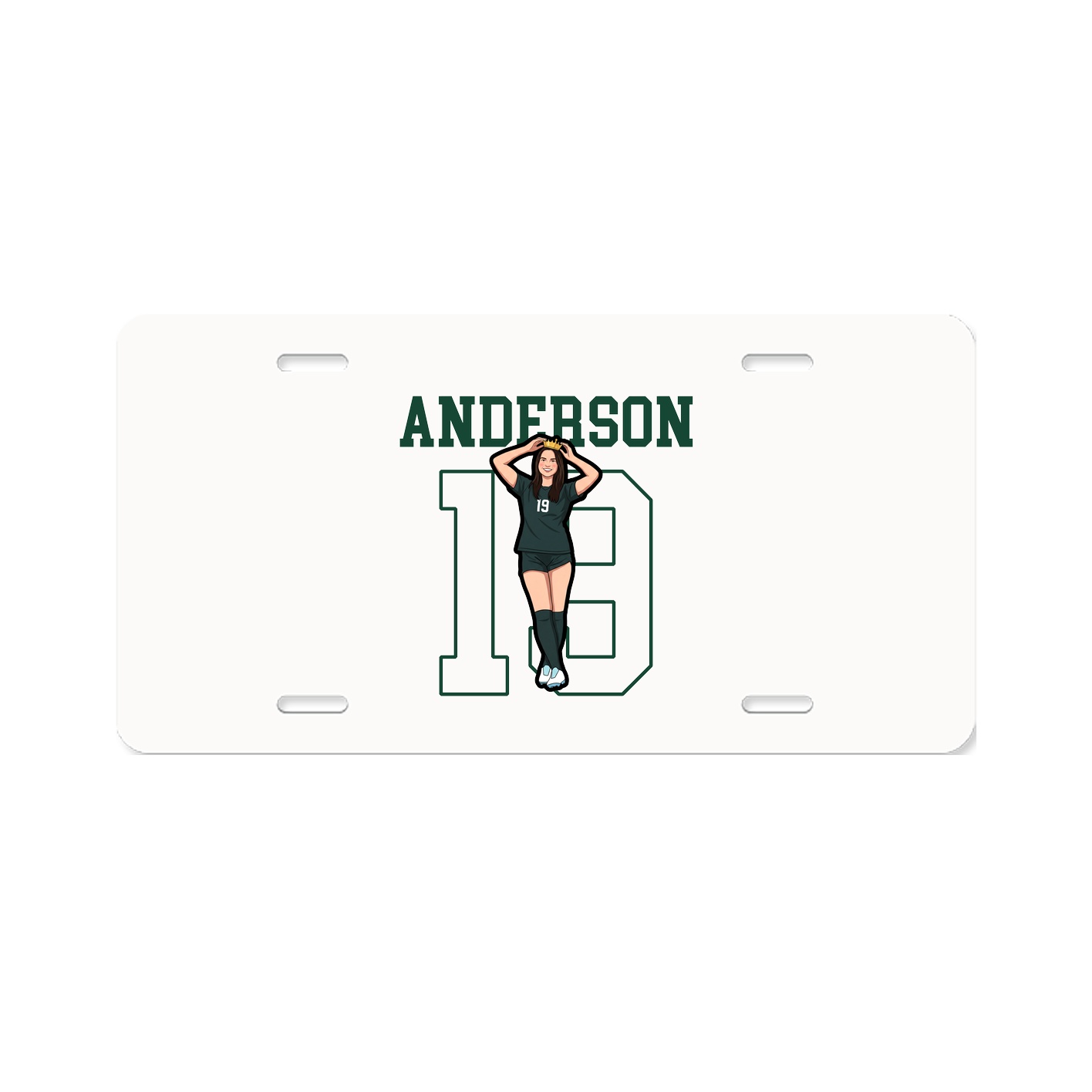 License Plate — Shirsey in Classic