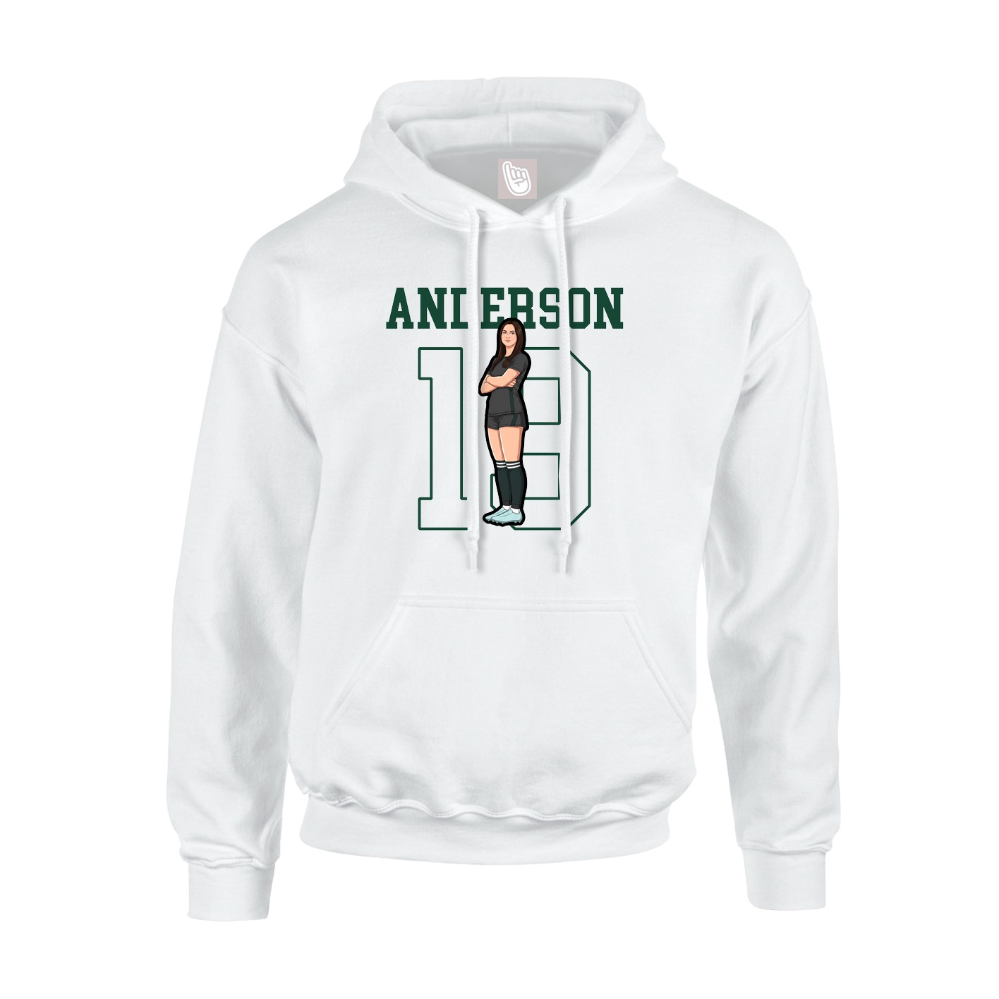 Youth Hoodie — Shirsey in White