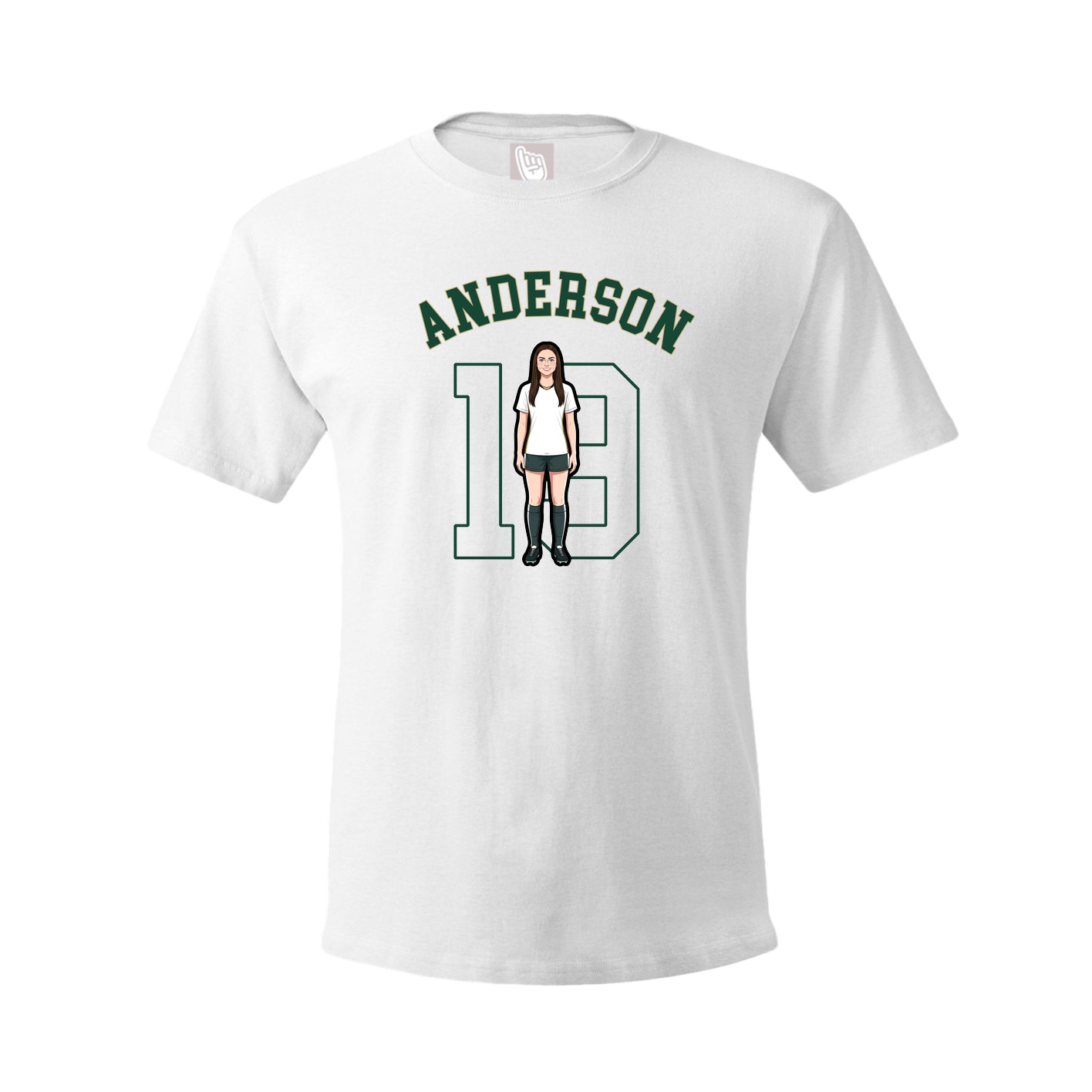 Youth Tee — Shirsey Arch in White