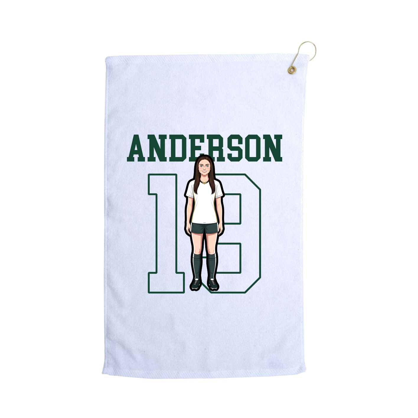 Golf Towel — Shirsey in White
