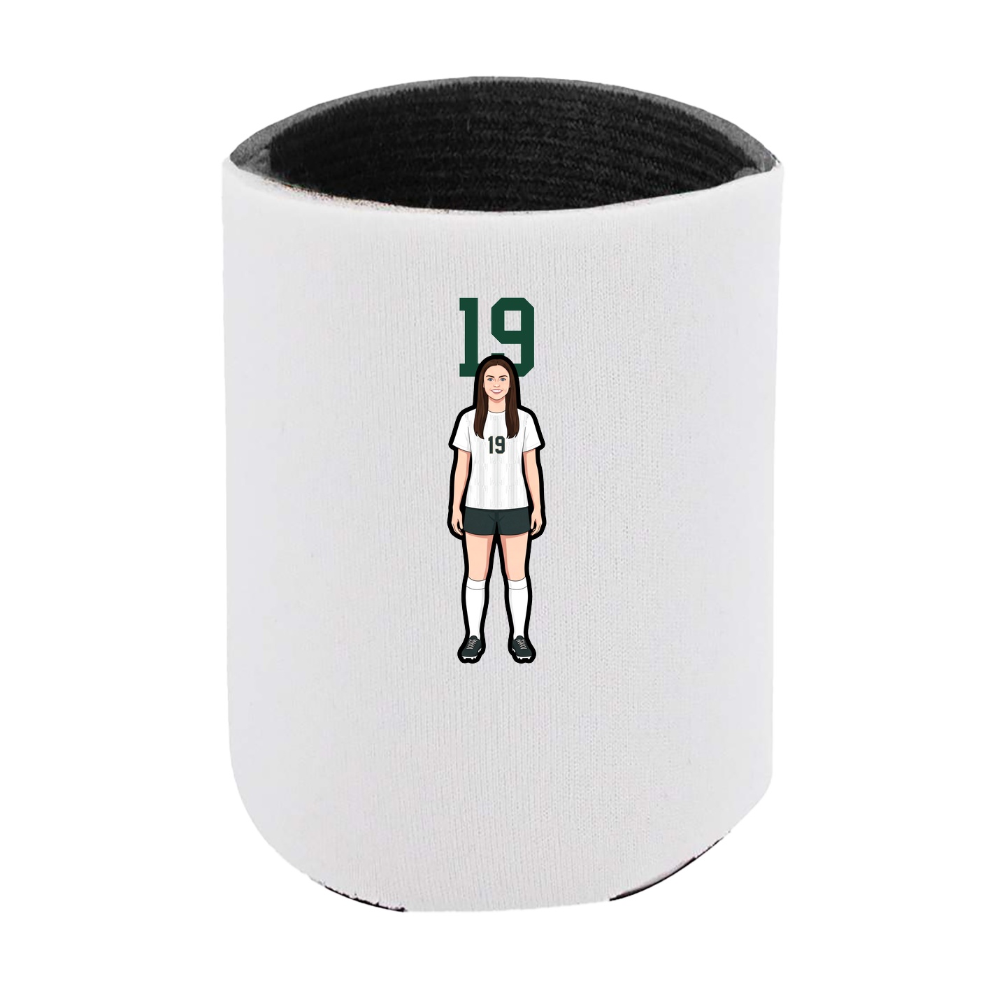Can Holder — Number Top in White