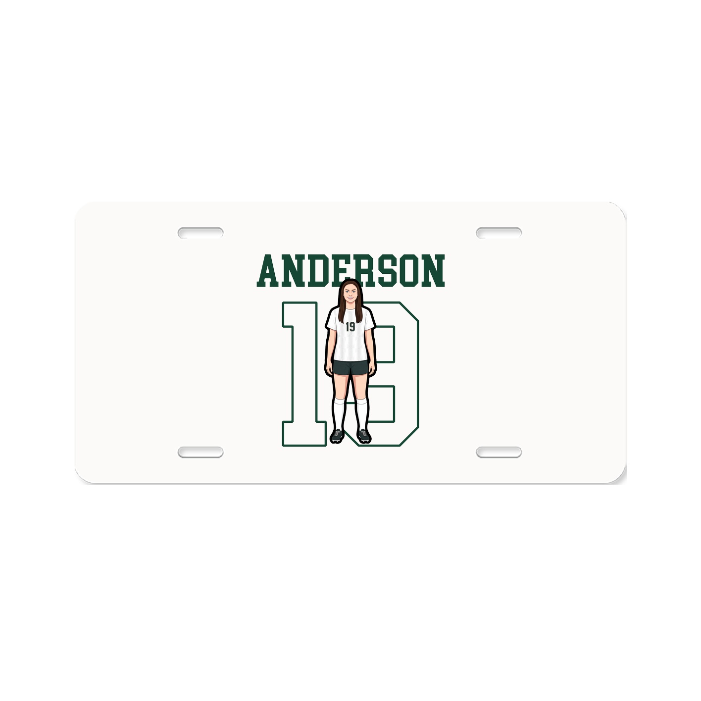 License Plate — Shirsey in Classic