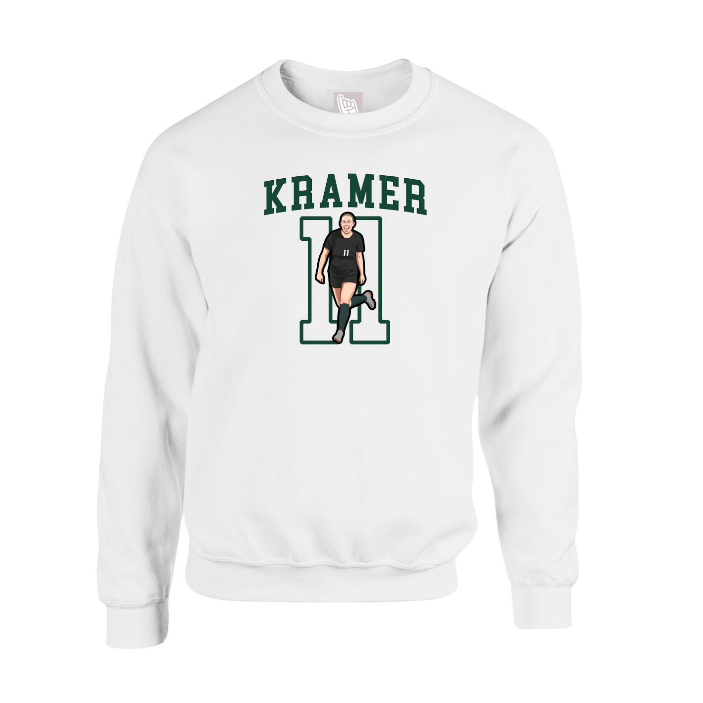 Fleece Crew — Shirsey in White