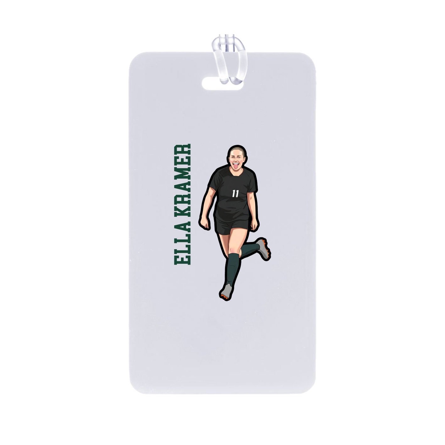 Bag Tag — Name Vertical in Classic