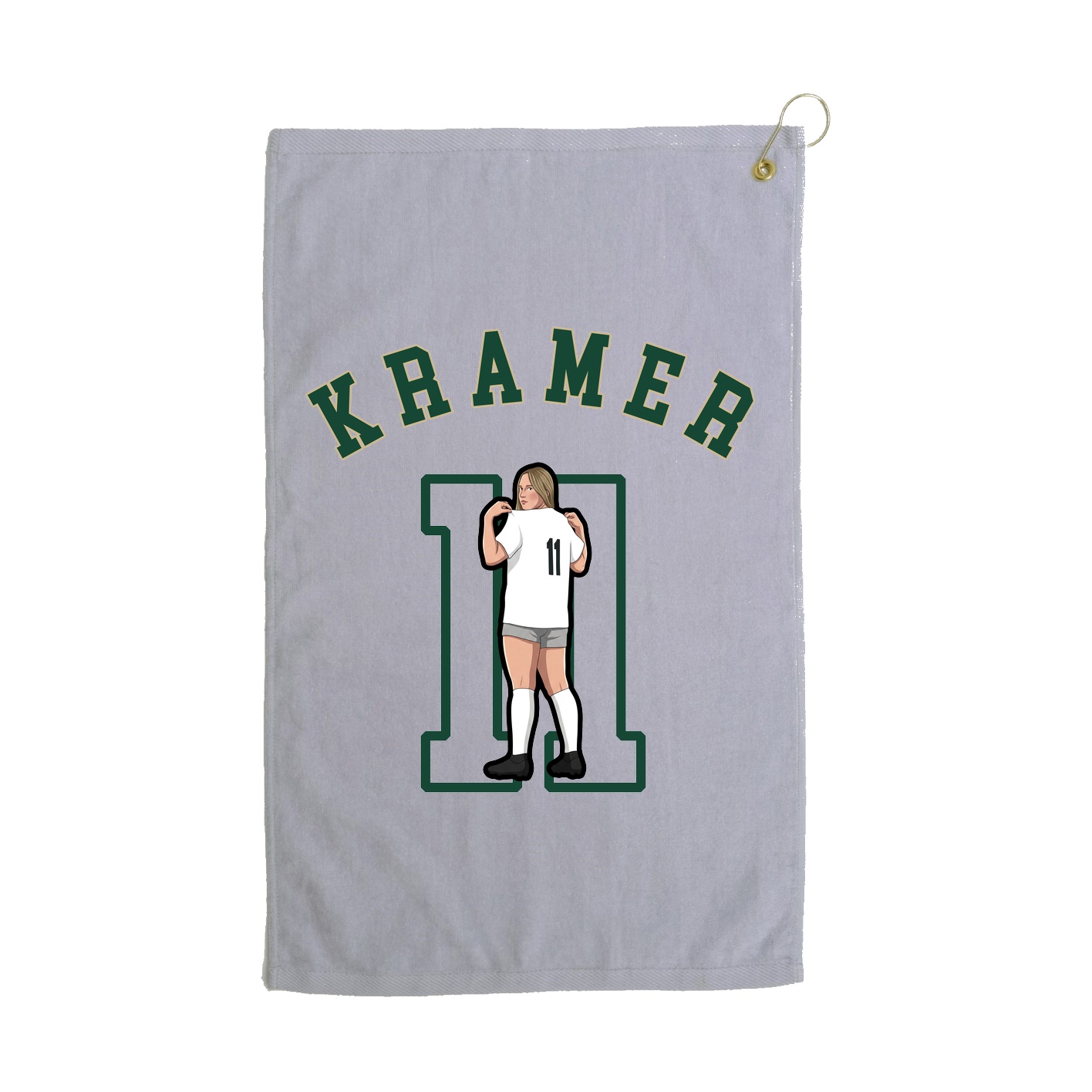 Golf Towel — Shirsey Arch in Grey