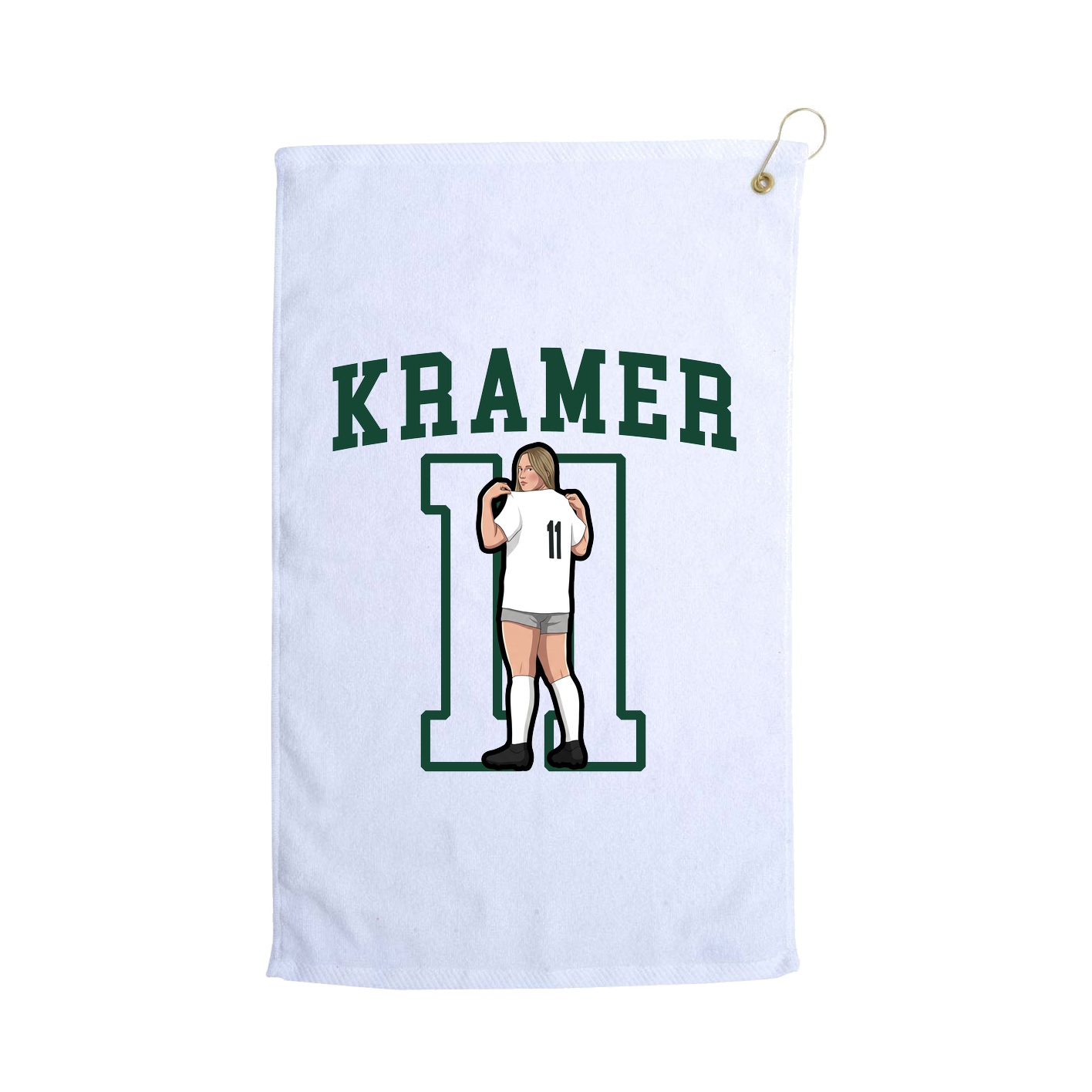 Golf Towel — Shirsey in White