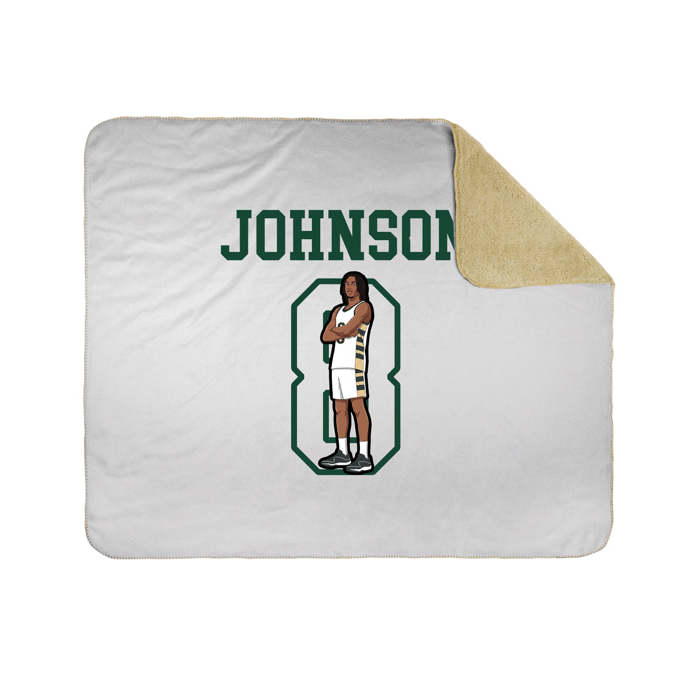 Throw Blanket — Shirsey in White